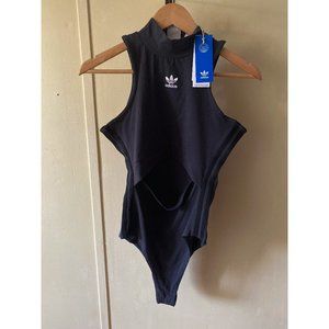 grey adidas 80's brand new bodysuit